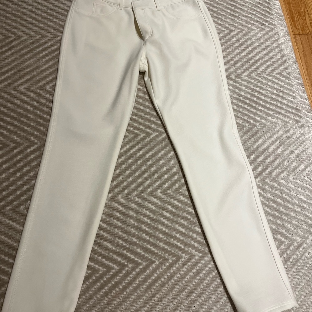 Catherine Malandrino Cream Straight Leg Pants